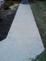 clean sidewalk